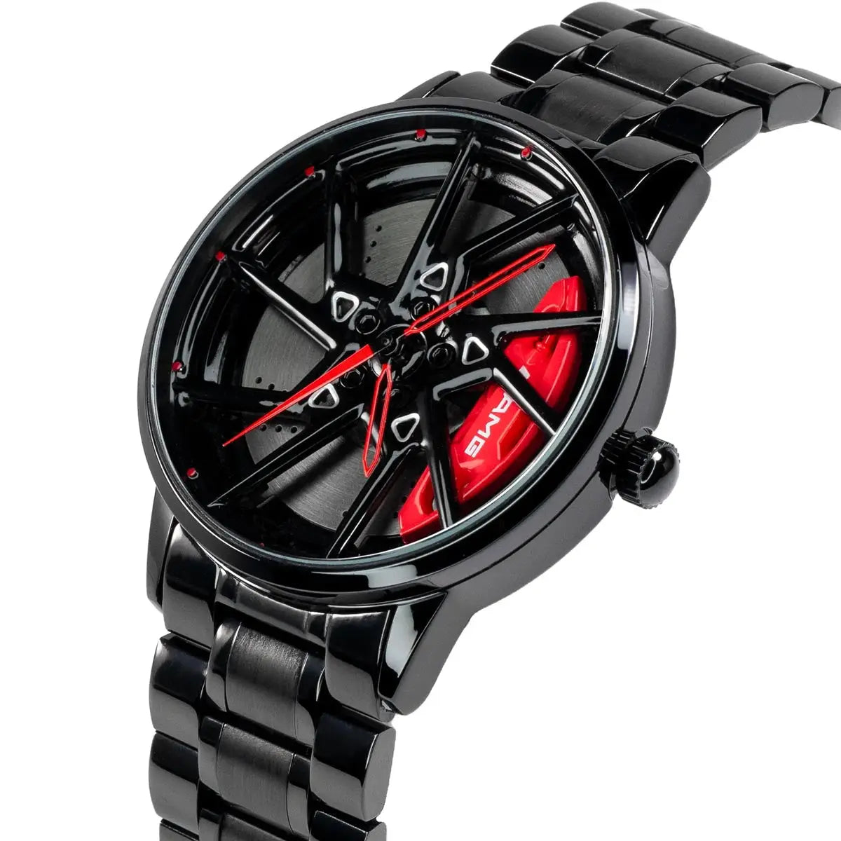 HMNWatch Petronas C45 Mercedes AMG Wheel Watch: Japanese Quartz, Sapphire Glass