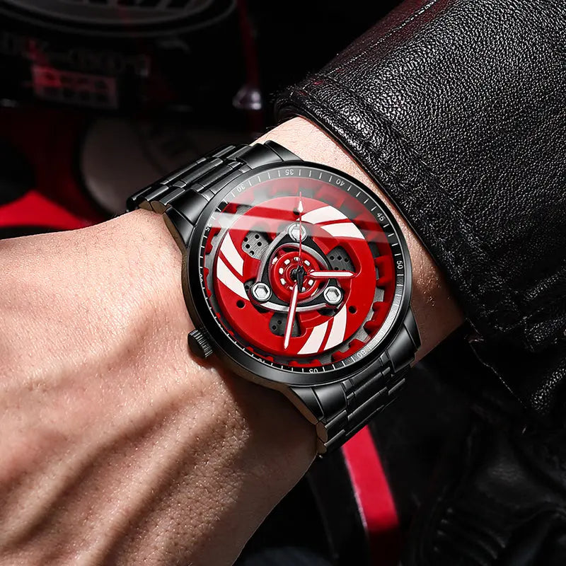 HMNWatch Pegati Monster: Bold Ducati-Inspired 3D Dial Racing Steel Watch
