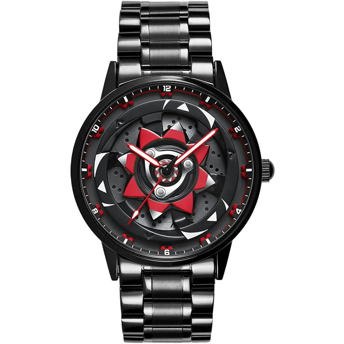 Sarada Uchiha Spinning Sharingan Watch Stainless Steel Anime Fan Gift