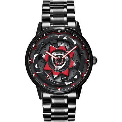 Sarada Uchiha Spinning Sharingan Watch Stainless Steel Anime Fan Gift
