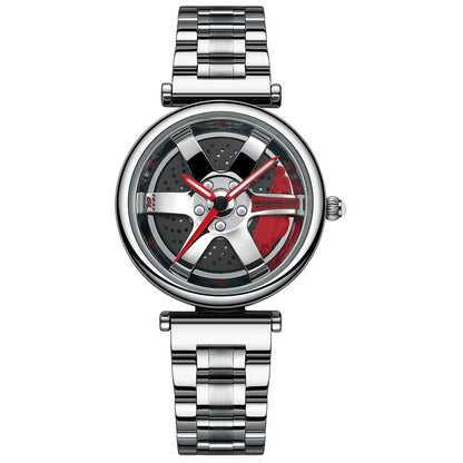 HMNWatch Volk TE-37 RAYS Racing SL Wheel Watch for Women - Luxury Quartz