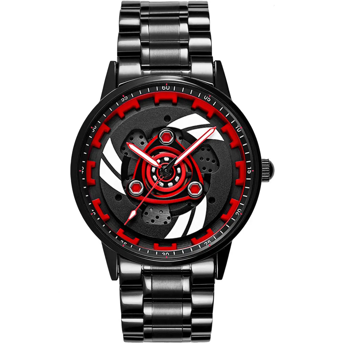 HMNWatch Pegati Monster: Bold Ducati-Inspired 3D Dial Racing Steel Watch